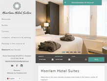 Tablet Screenshot of haarlem-hotelsuites.nl